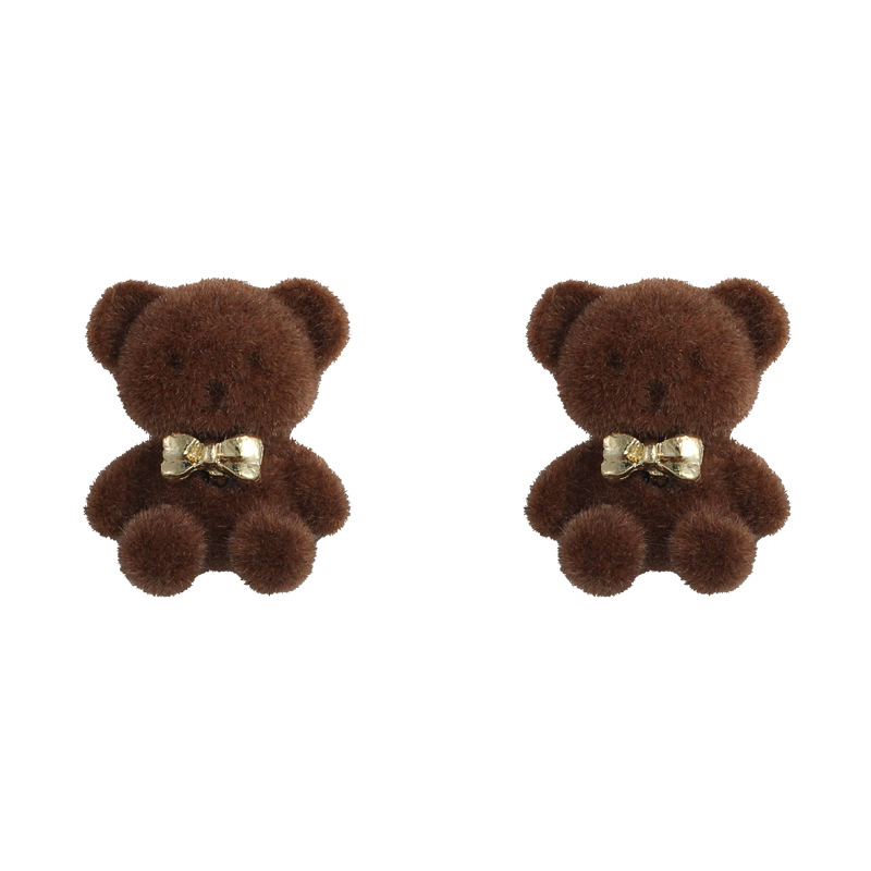 Plush Bear Earrings