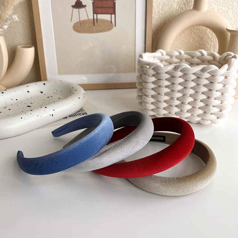 Diadema de Terciopelo Francés Vintage