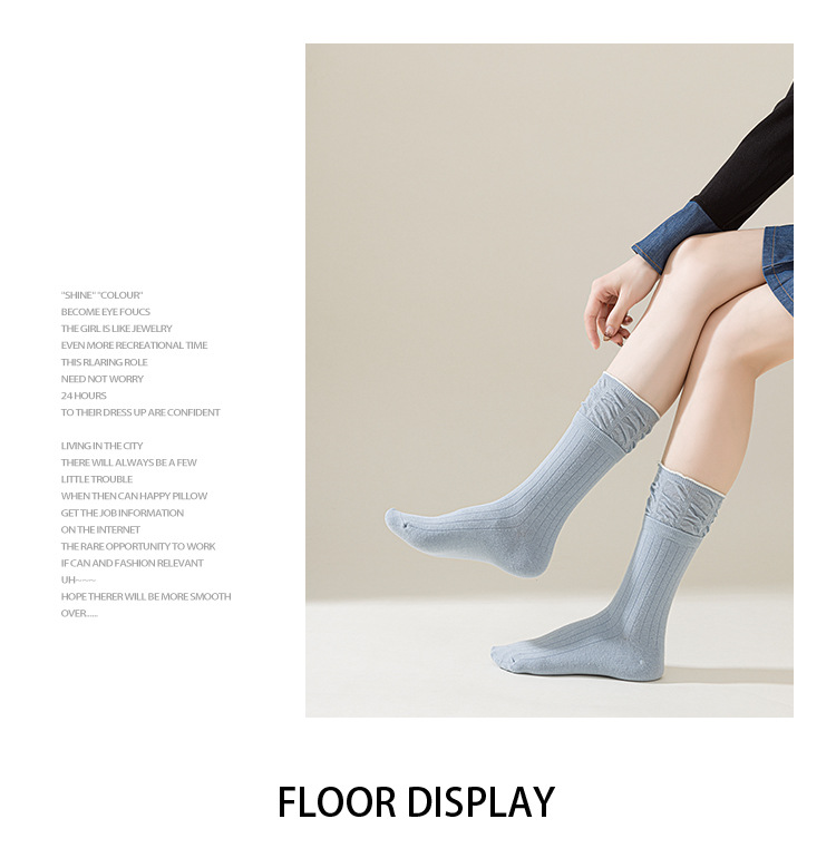 Meias Mid-Calf Estilo Ballet