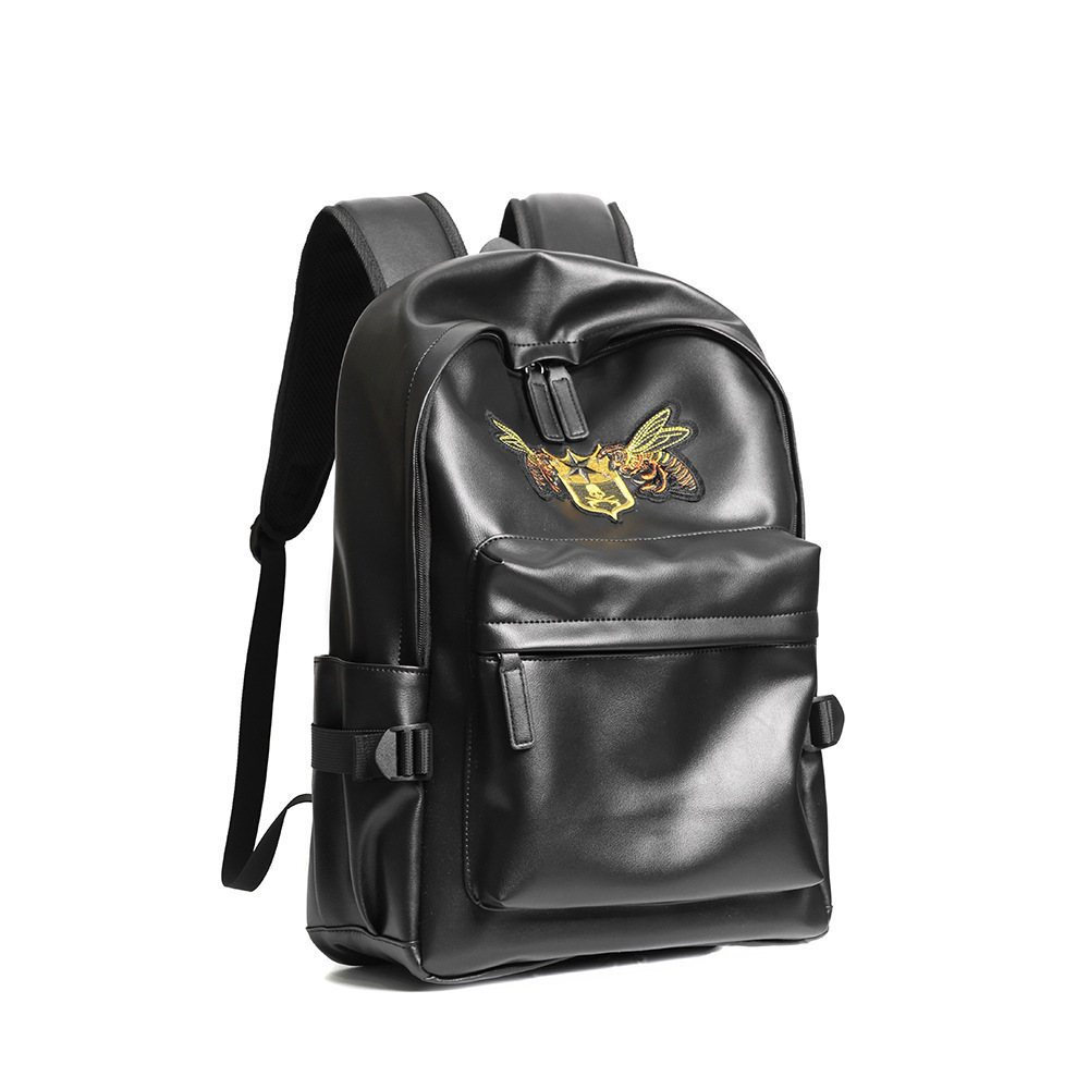 자수 대용량 노트북 백팩