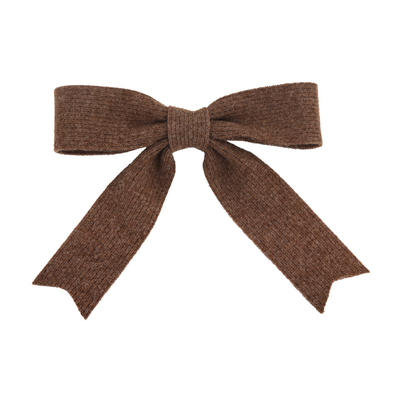 Knit Bow Hair Clip