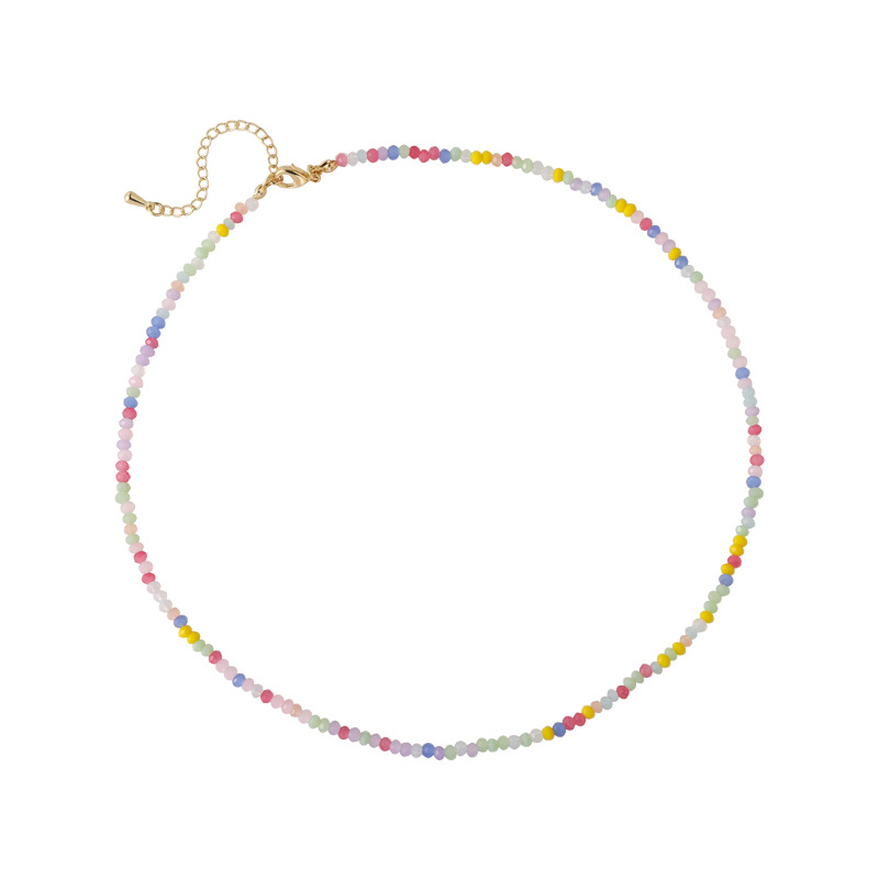 Crystal Beaded Necklace and Ring Set