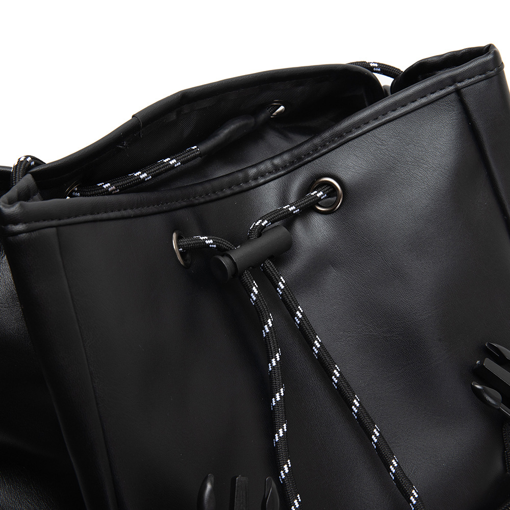 컬러 블록 대용량 노트북 백팩