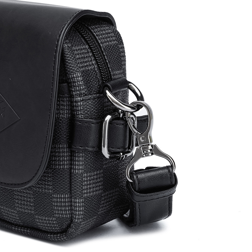 Ruitpatroon PU Schoudertas