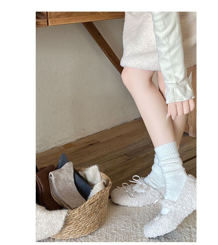 Vlněné pruhované ponožky