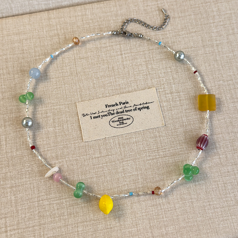 Намисто Лимон з Намистинами