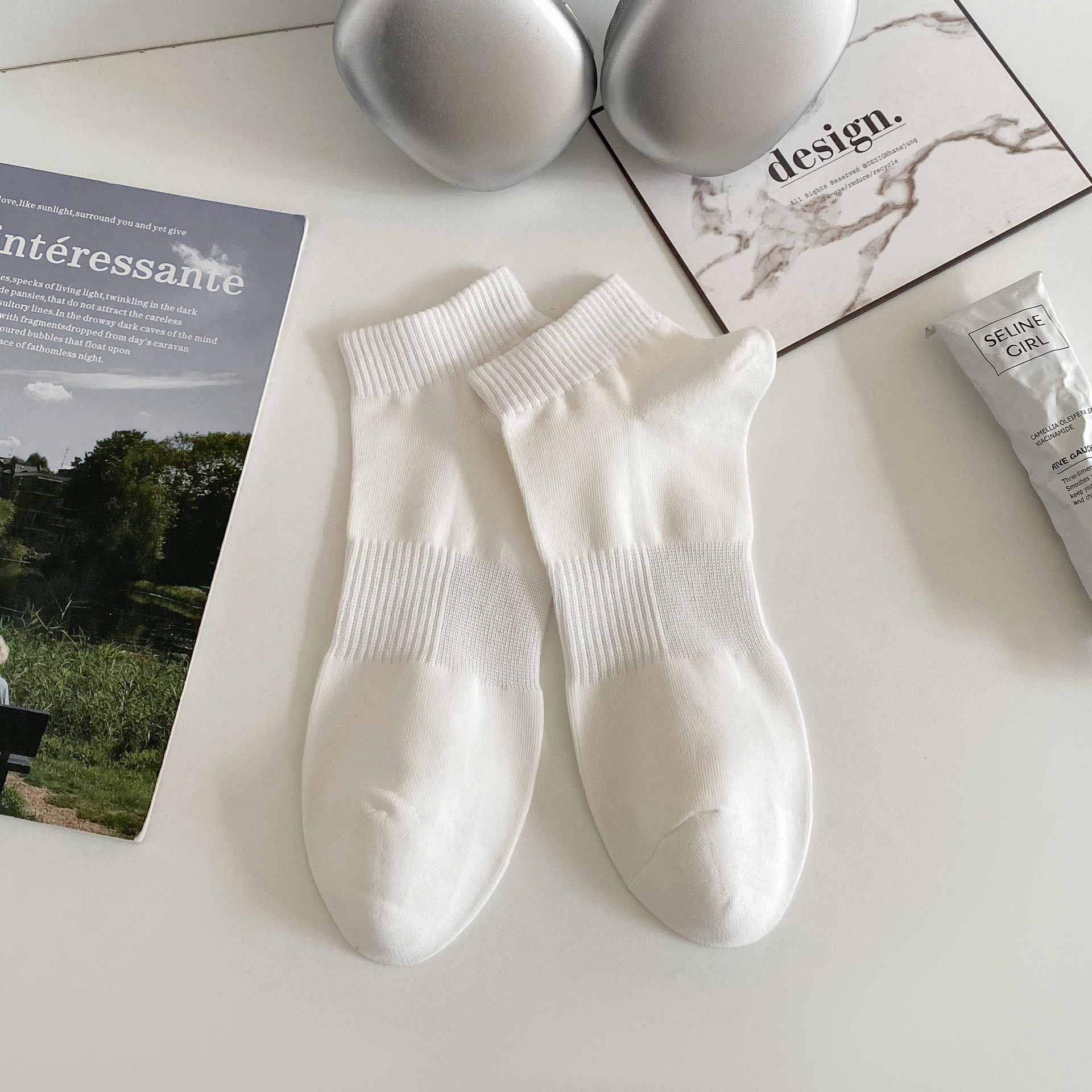 جوارب رجالية قطنية للكاحل