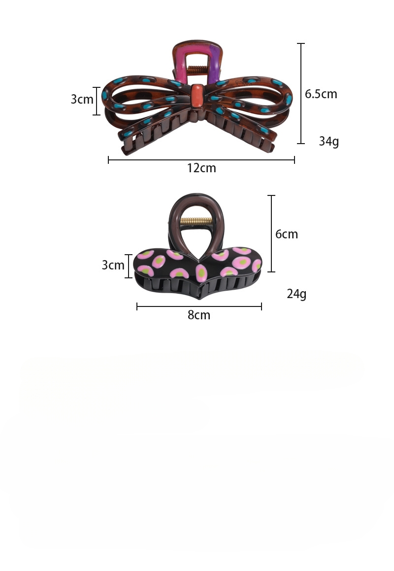 Agrafă de Păr cu Email Picături