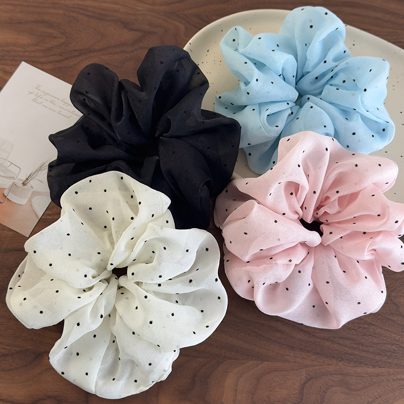 水玉ヘアスクランチー