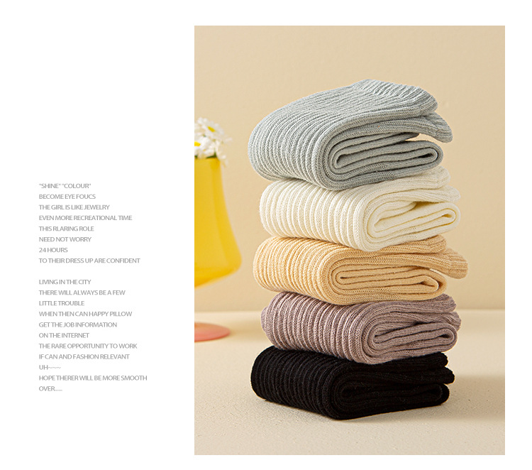 Meias de Algodão Meia-Canela para Mulheres