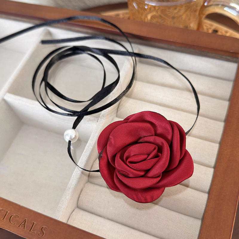 Bloemen Choker Ketting