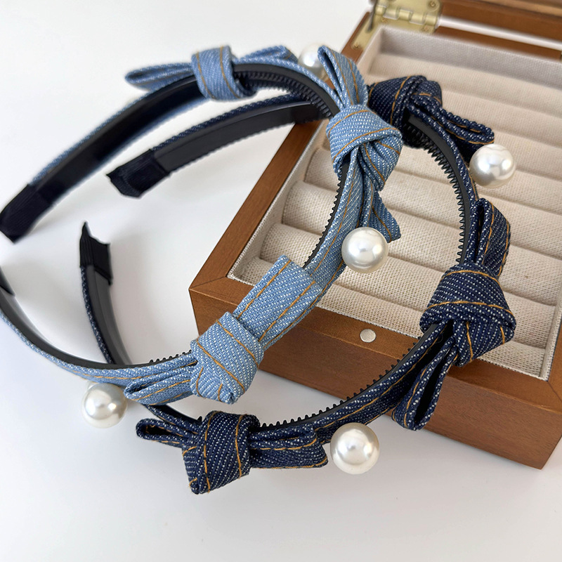 Pinza para el Pelo con Lazo Denim