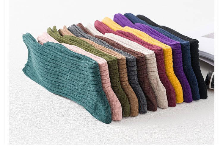 Meias Cano Médio de Algodão