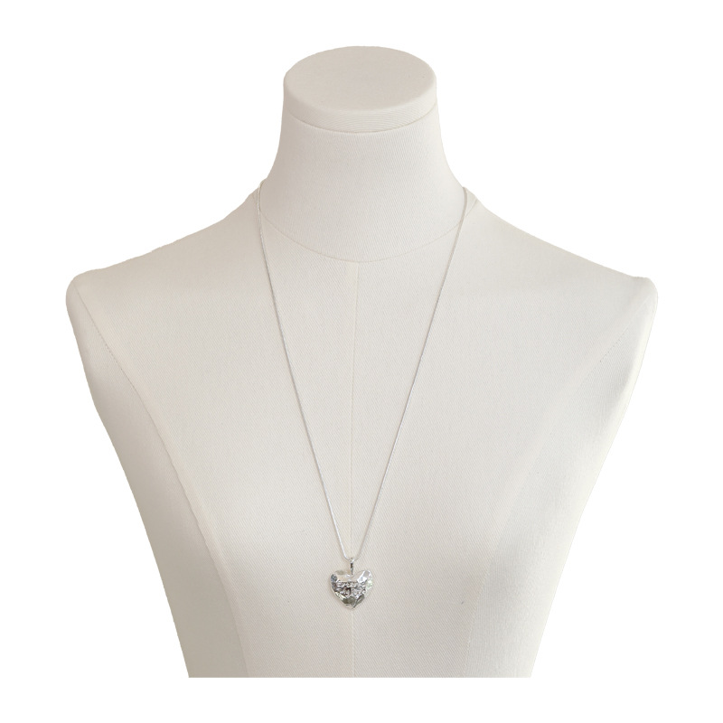 Довге Намисто з Підвісками Серце та Зірка