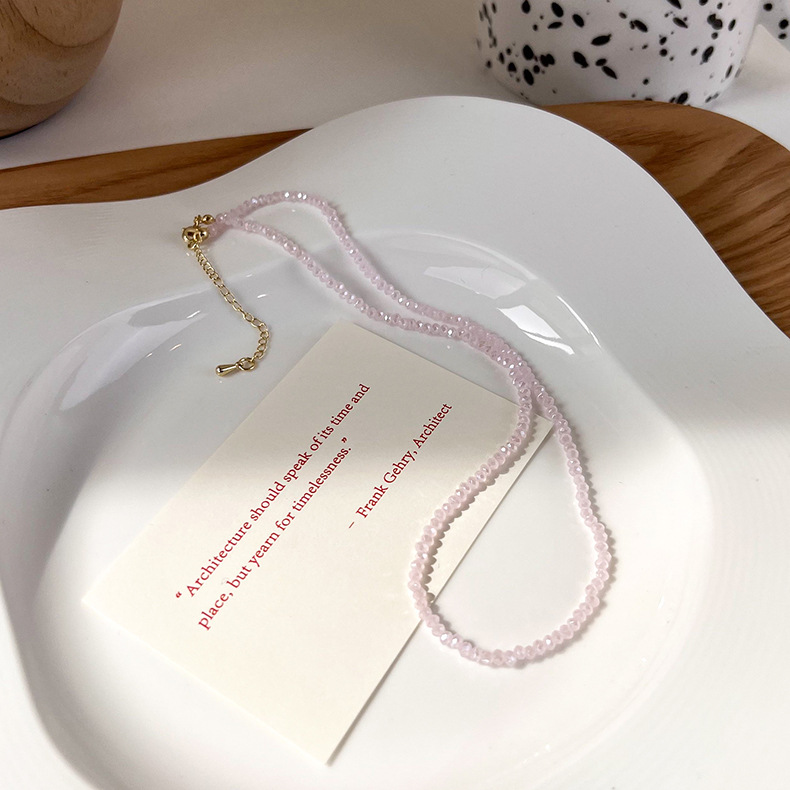 Crystal Beaded Necklace and Ring Set