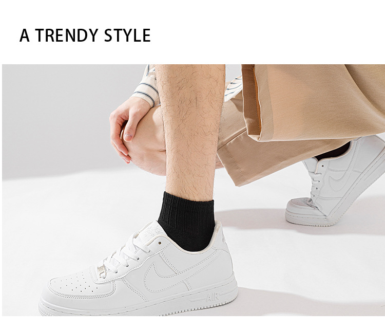 Чоловічі бавовняні шкарпетки до середини литки