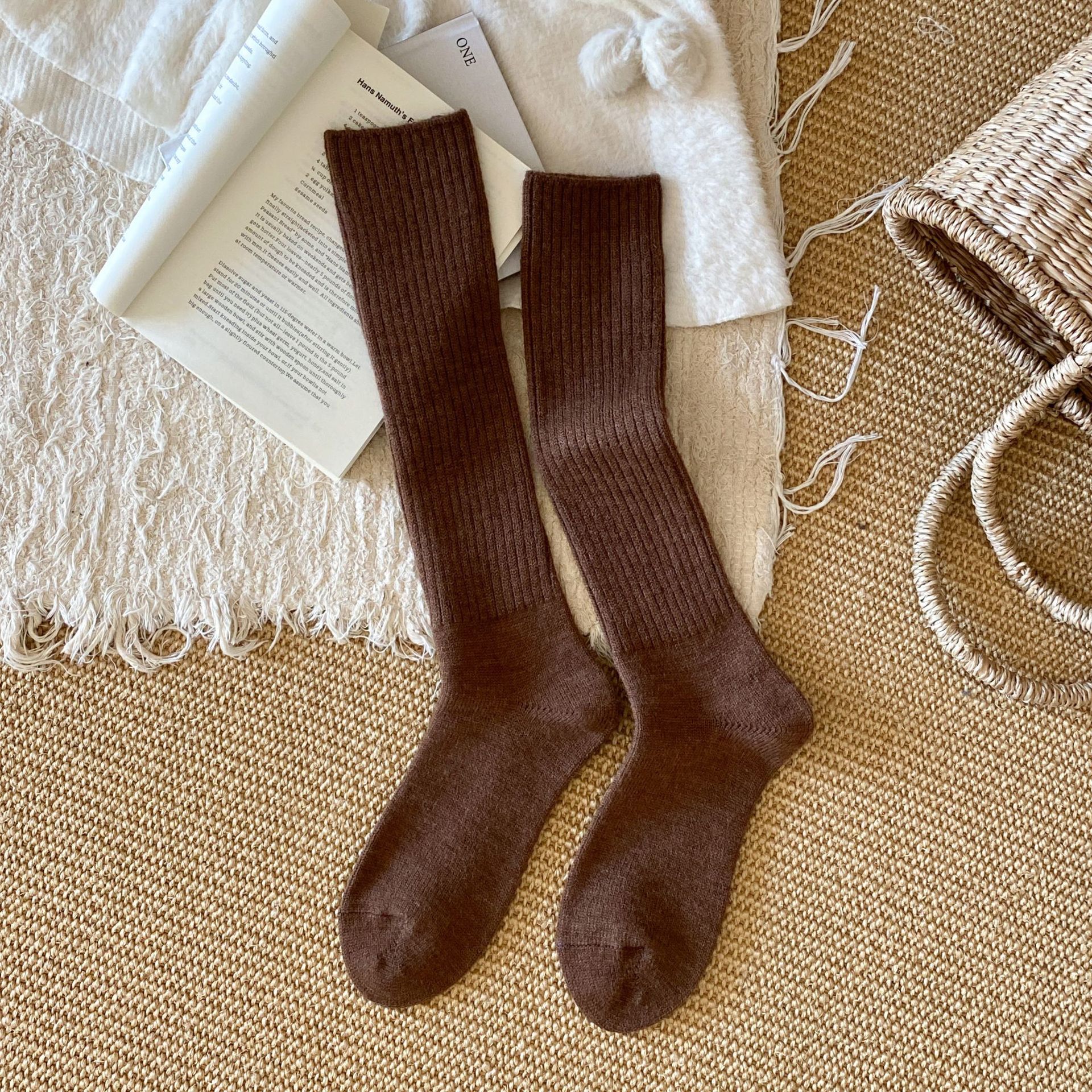 Wool Scrunch Socks