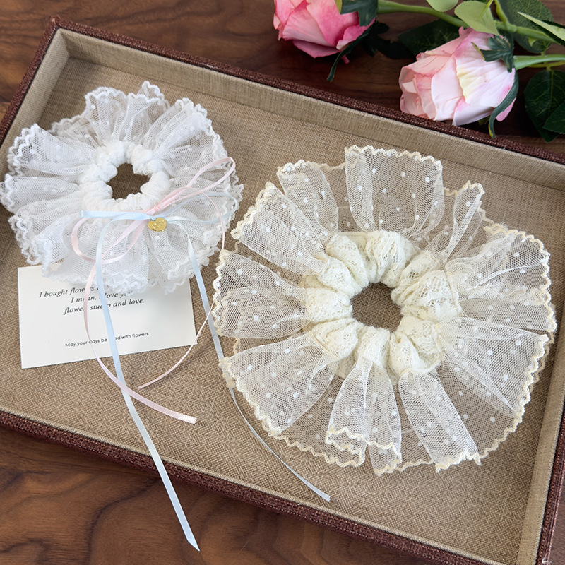 Scrunchies Δαντέλα