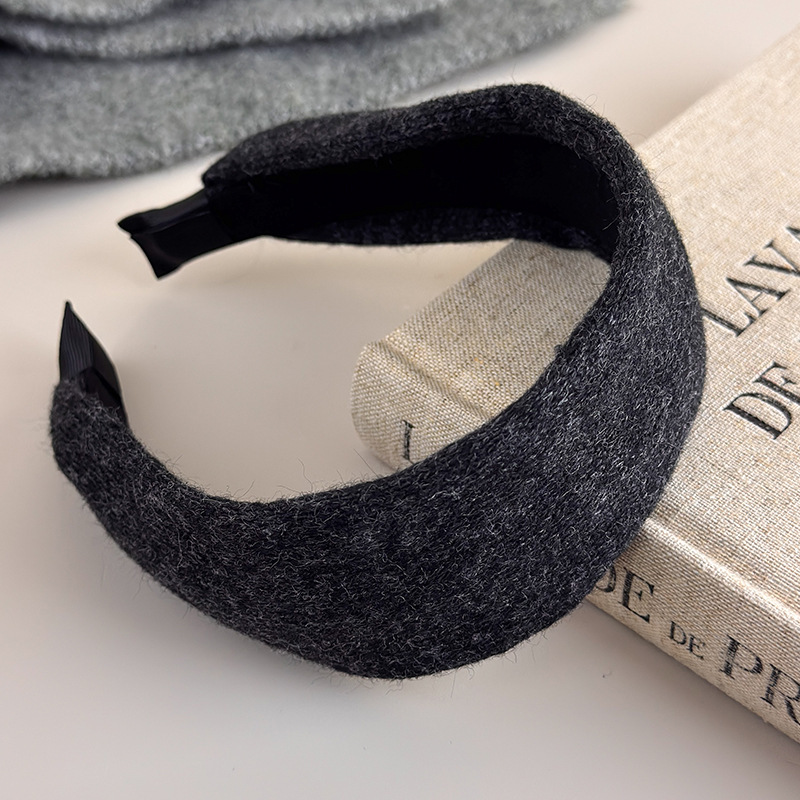 Cinta para el Cabello Negra de Punto
