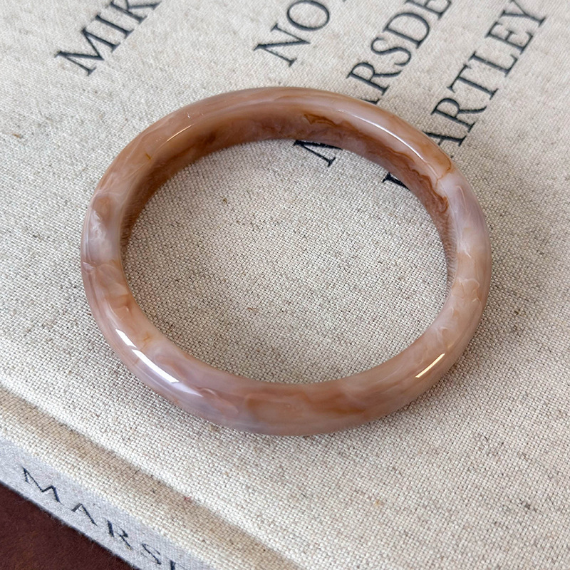 Ακανόνιστο Ευρύ Βραχιόλι Ακρυλικού Ακετάτου