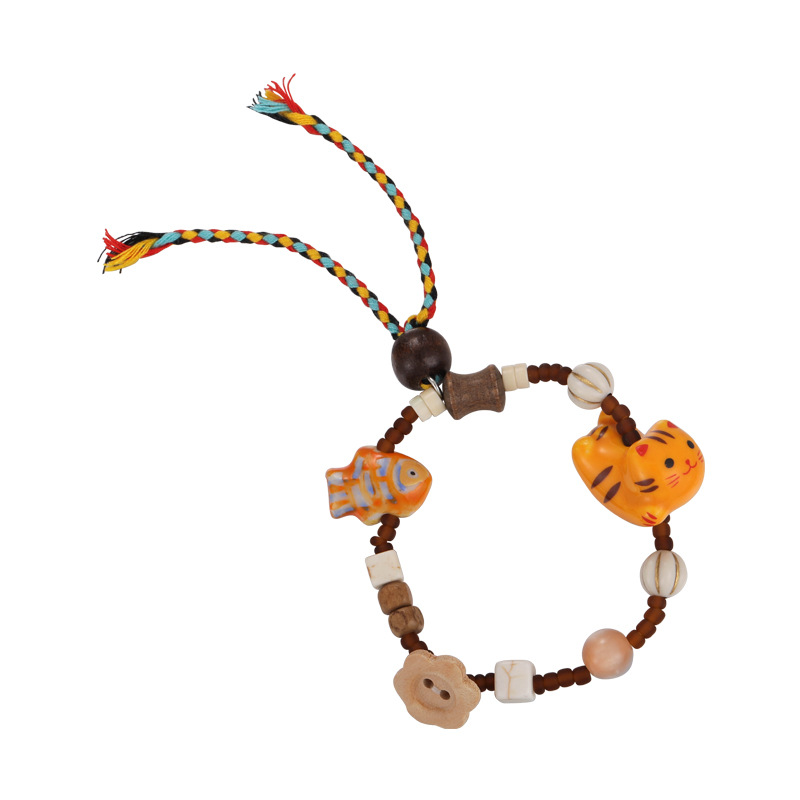 Bracelet Perlé Chat