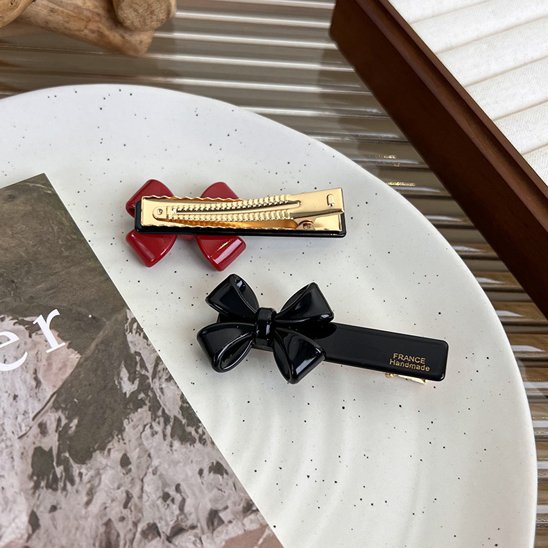 Pinza para Cabello de Acetato con Lazo Vintage