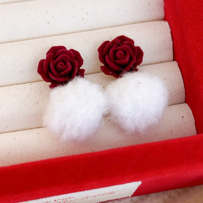 중국 뱀 별자리 귀걸이