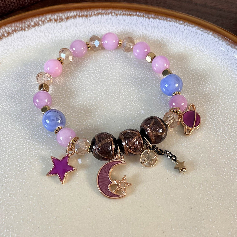 Gelang Manik Kristal Planet dan Bintang