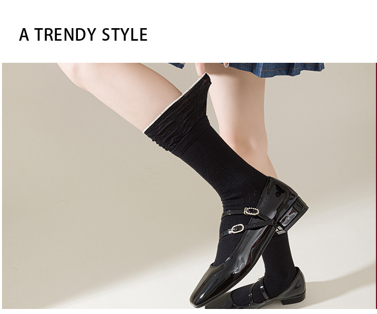 Meias Mid-Calf Estilo Ballet