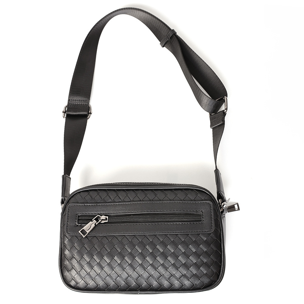 Geweven Vierkante Schoudertas voor Mannen