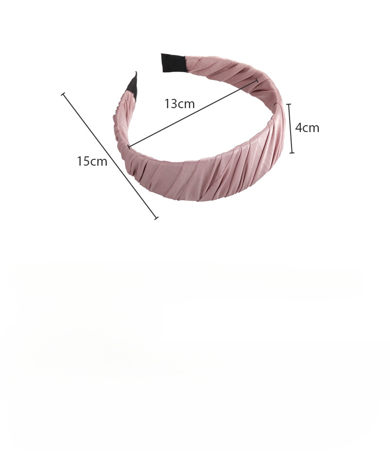 Banda de Păr Plisată din Satin