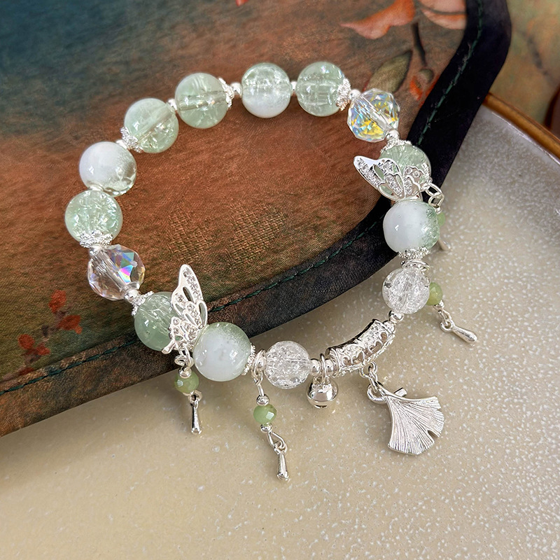 나비 크리스탈 팔찌