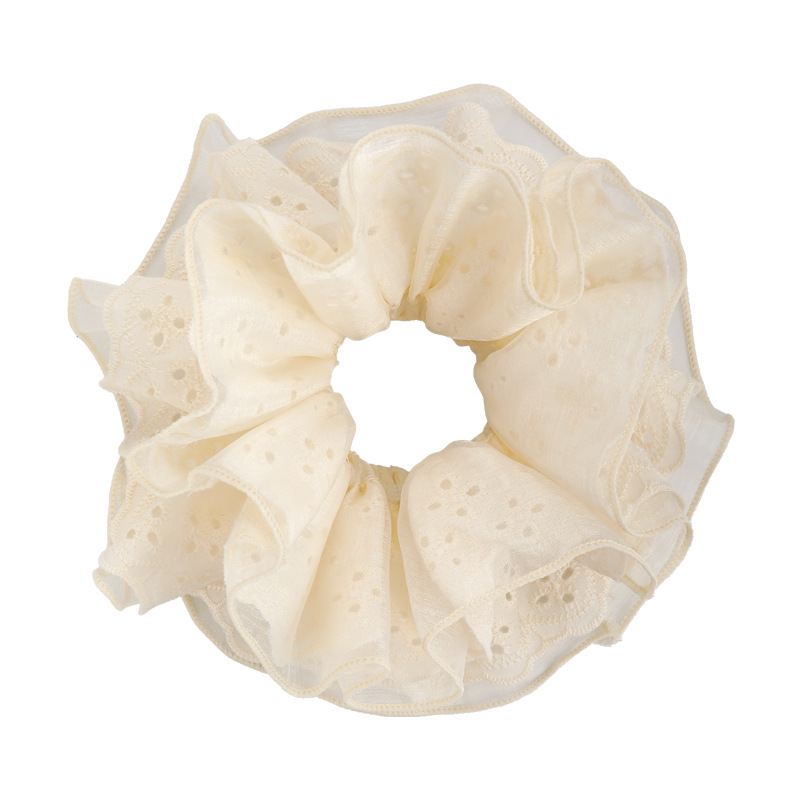 Διπλής Διαβάθμισης Δαντέλα Scrunchies