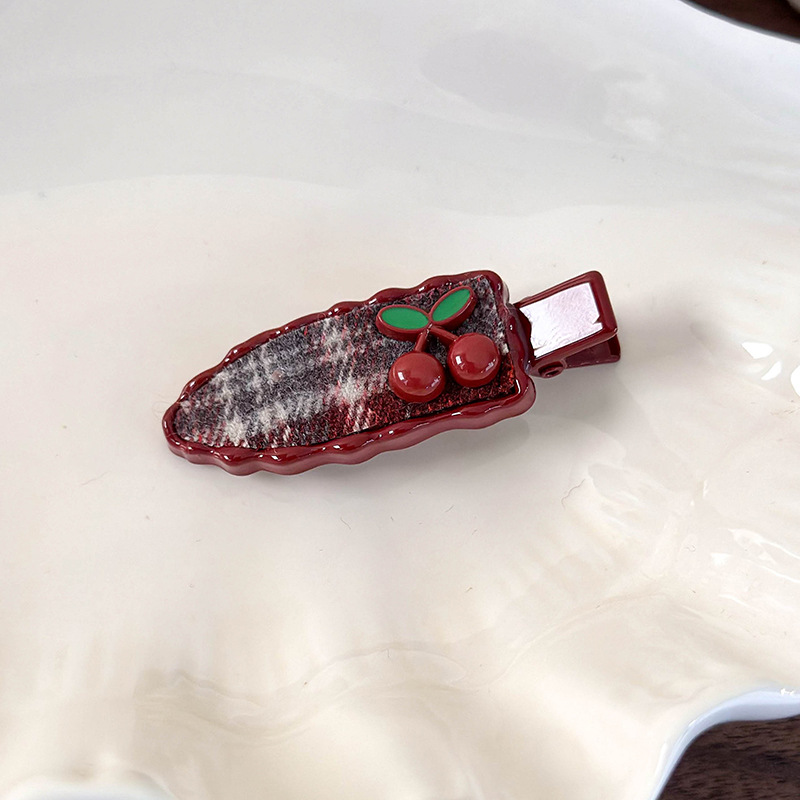 Agrafă de Păr cu Model Cireșe Dulci