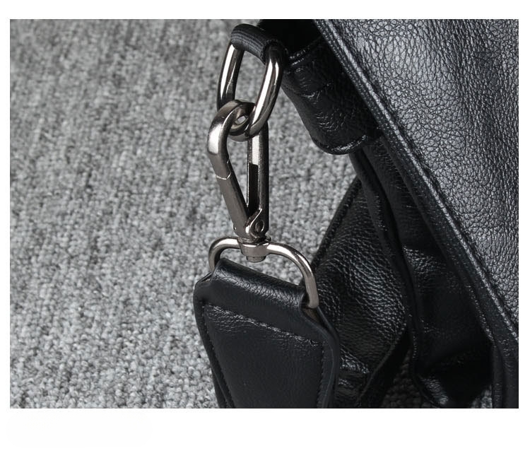 メンズPUレザークロスボディショルダーバッグ