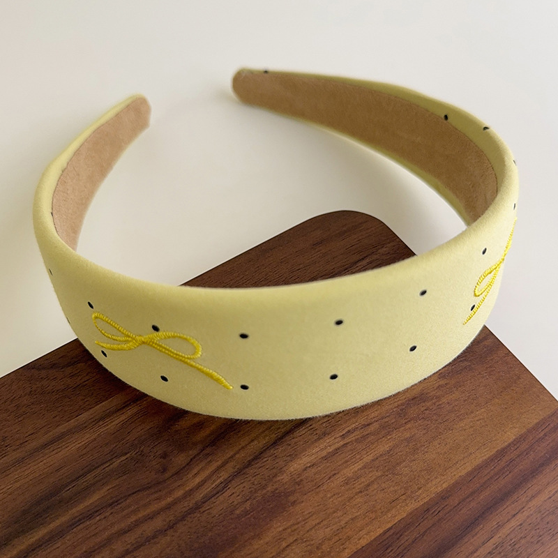 Diadema con Lazo Bordado