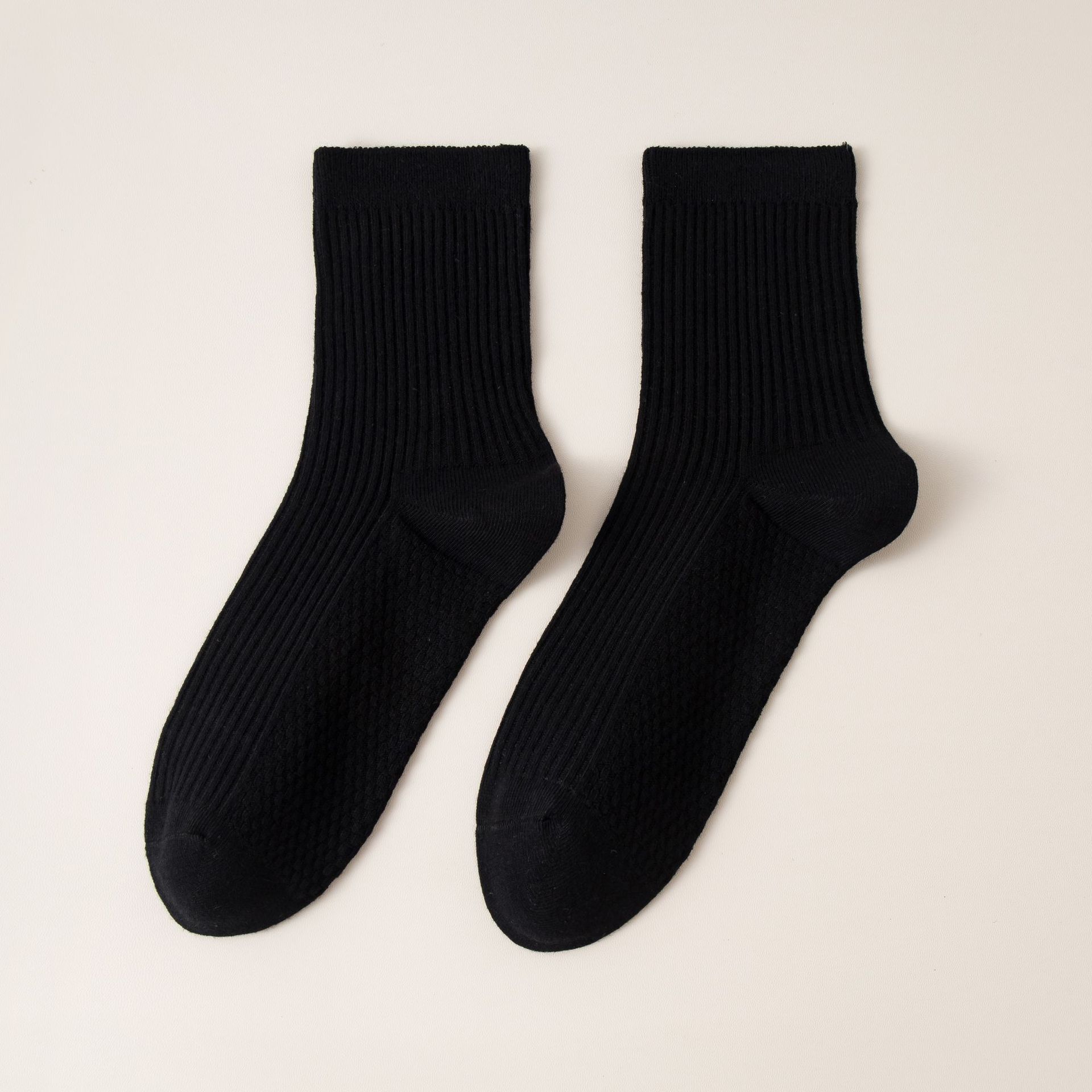 Meias Esportivas Cano Médio com Costura Dupla