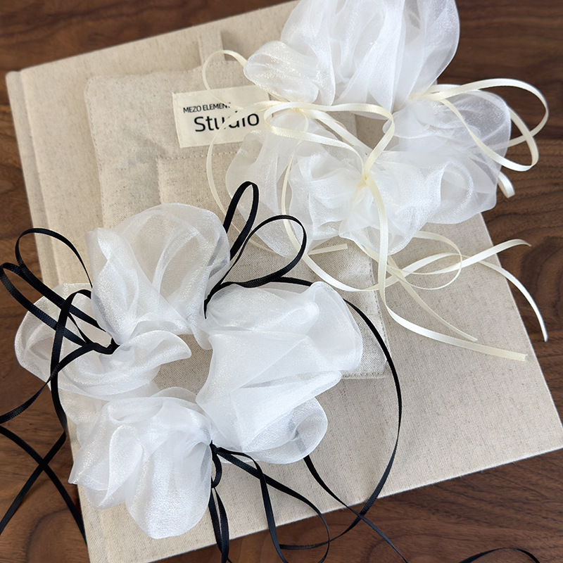 オーガンザリボンボウスクランチー