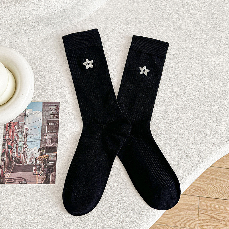 Meias Femininas Cano Médio Empilháveis