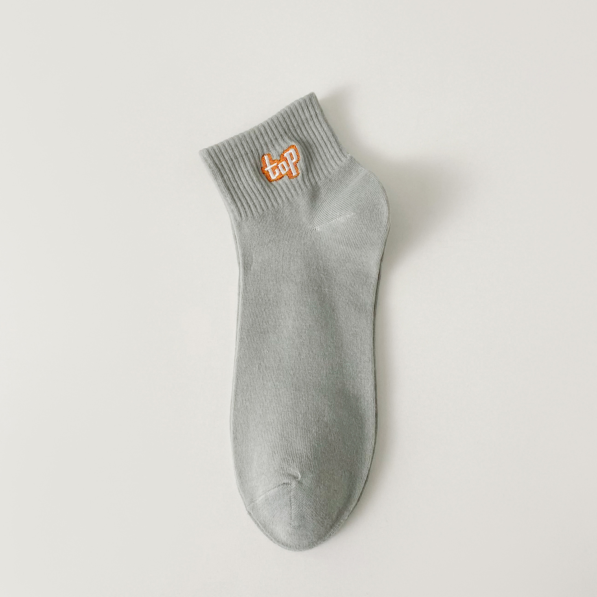 Herrar Broderade Ankelsockor