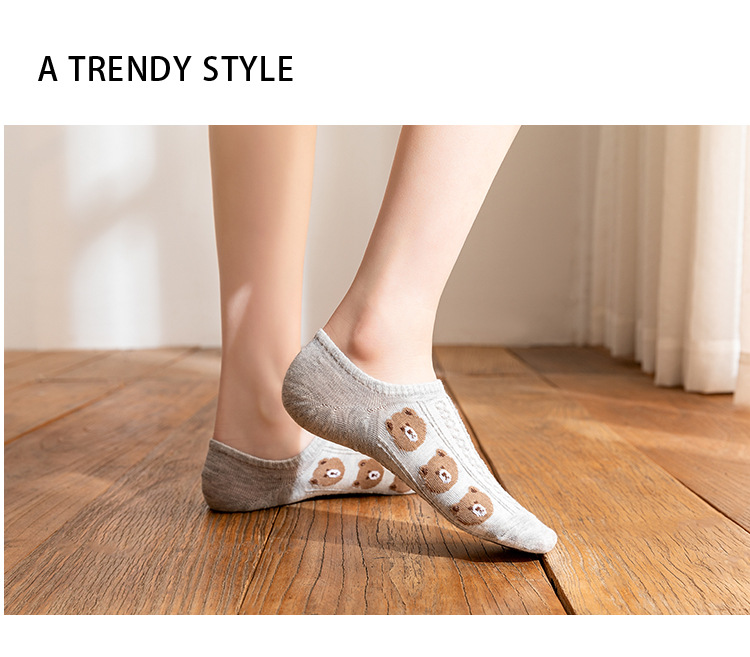 Ponožky Cartoon Medvěd Loaf