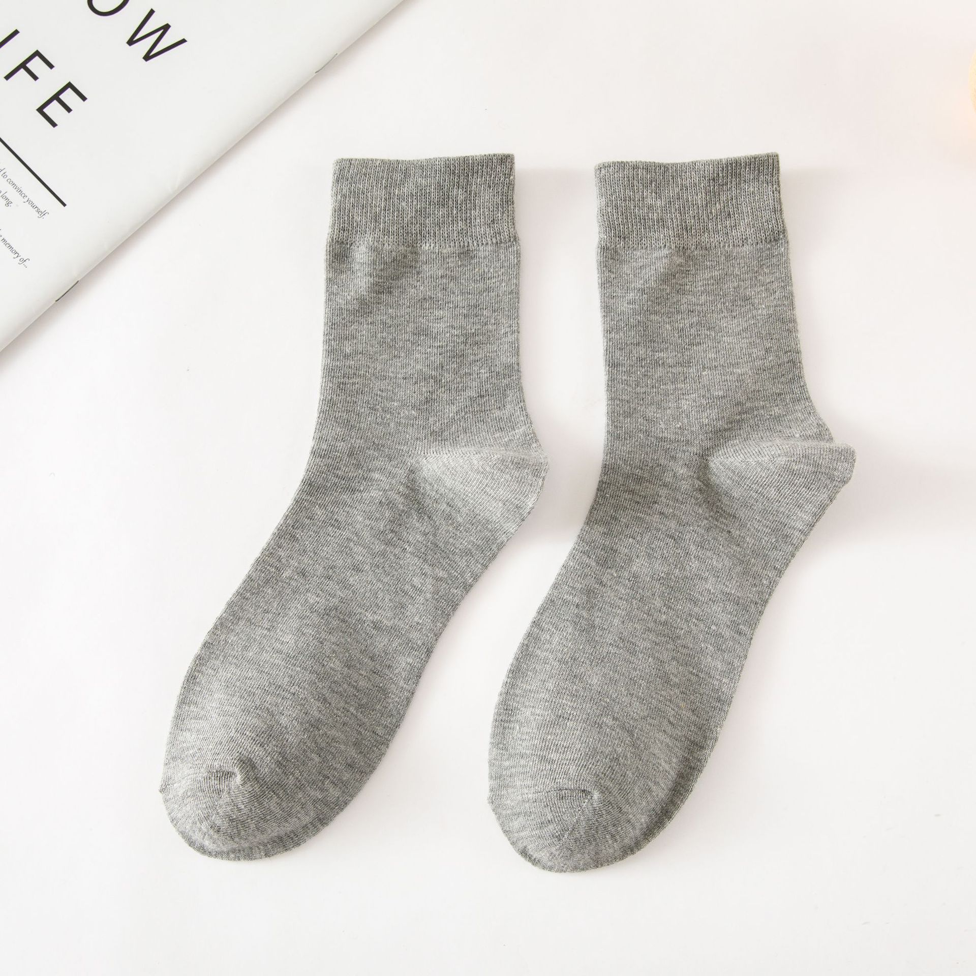 Meias de Algodão Meia-Altura
