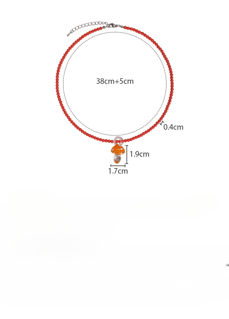 Скільний Грибовий Підвіс Намистинний Нашийник