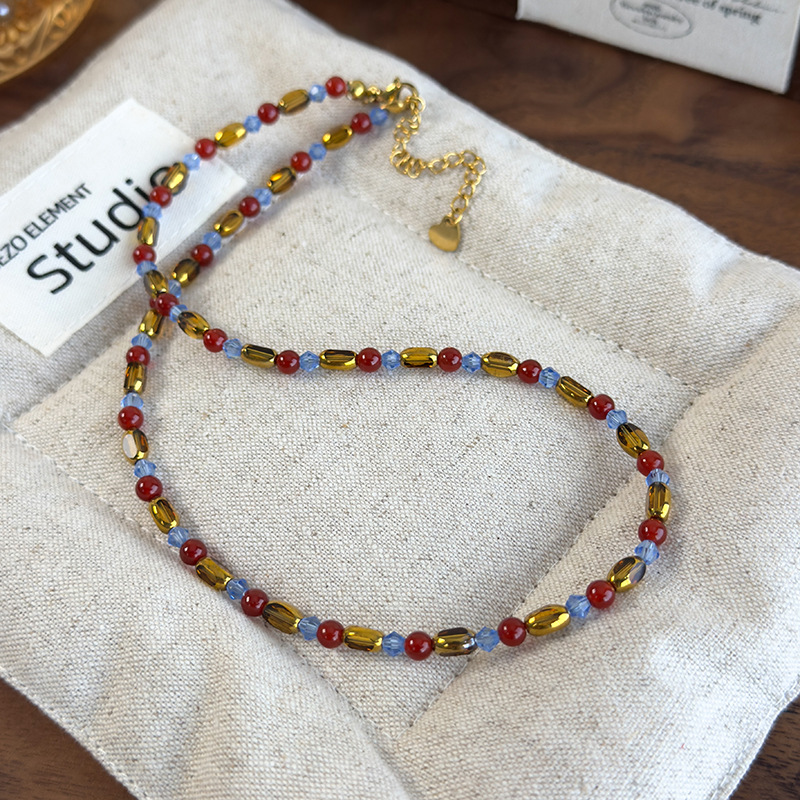 Bead Necklace and Bracelet Set