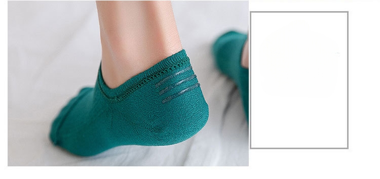 Женские Хлопковые Невзрачные Низкие Носки