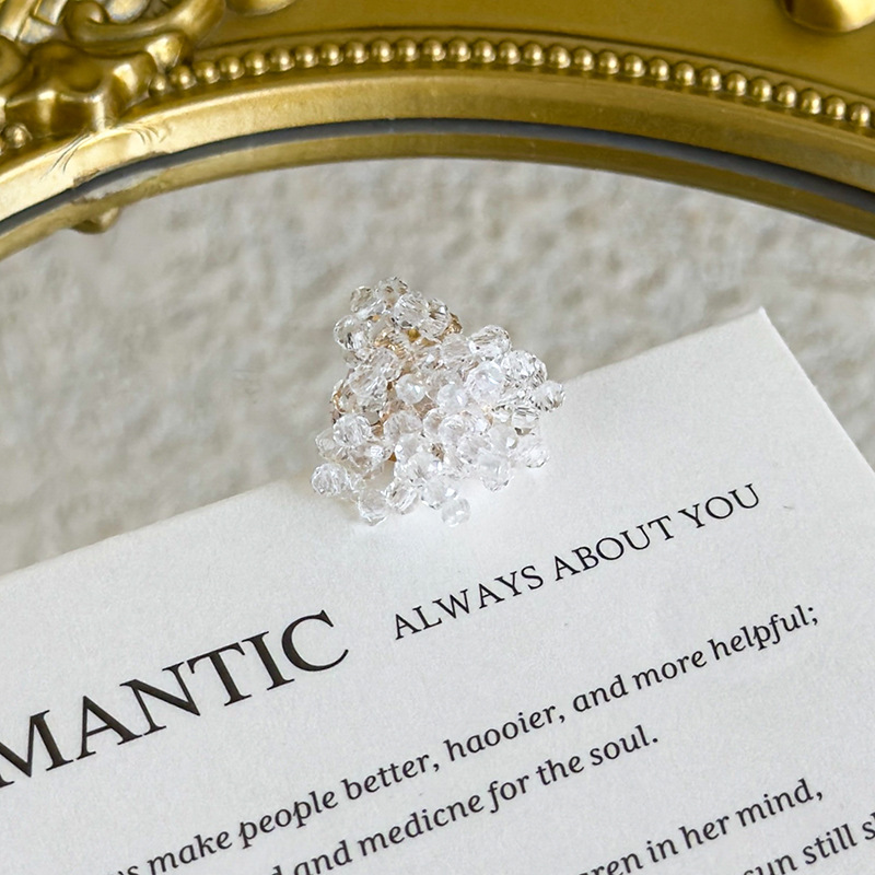 Adornos de Zapatos de Flor de Cristal