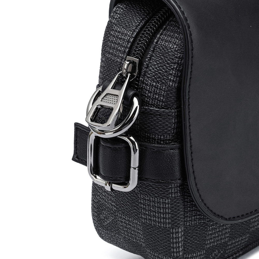 Ruitpatroon PU Schoudertas