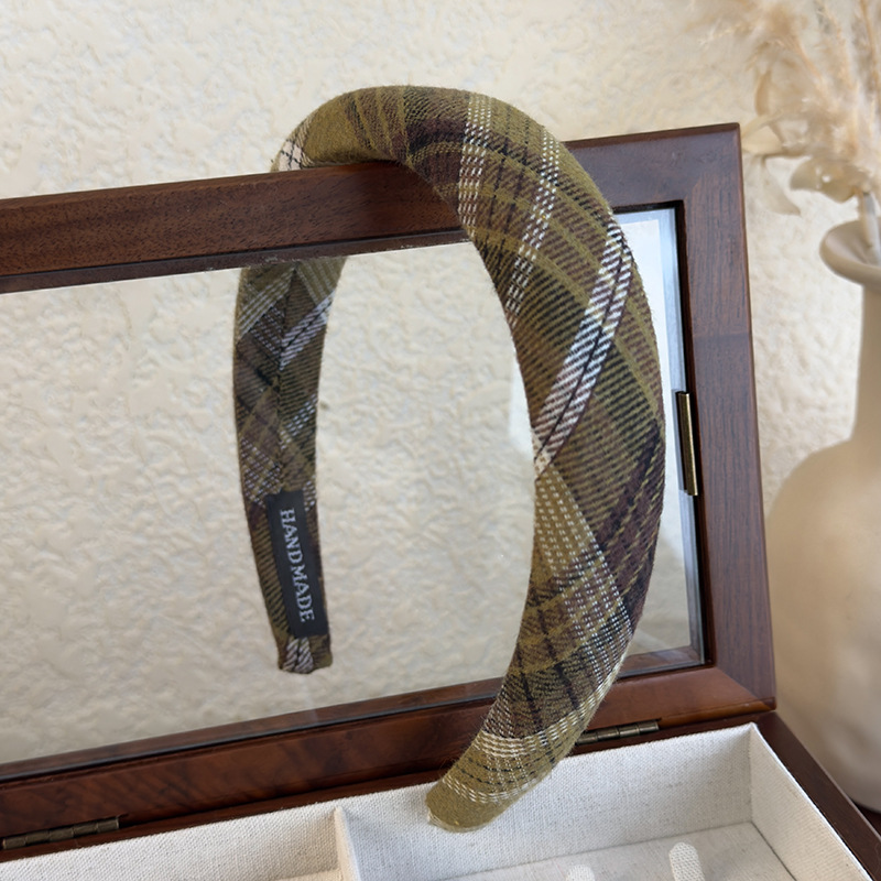 Diadema Preppy de Cuadros