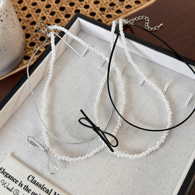 Collier Perles Double Couche