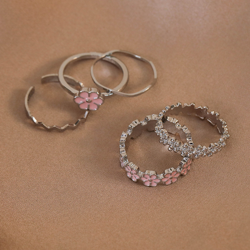 컬러 비즈 반지